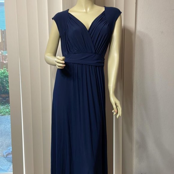 KOH KOH Boutique Dresses & Skirts - Women's Large BREATHAKING GORGEOUS Midnight Blue Occasion Dress Prom Wedding NWT